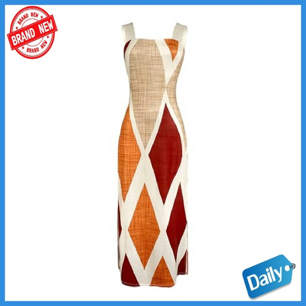 Summer Maxi Dress with Pockets Square Neck Thick Strap Boho - Picture 5 of 8